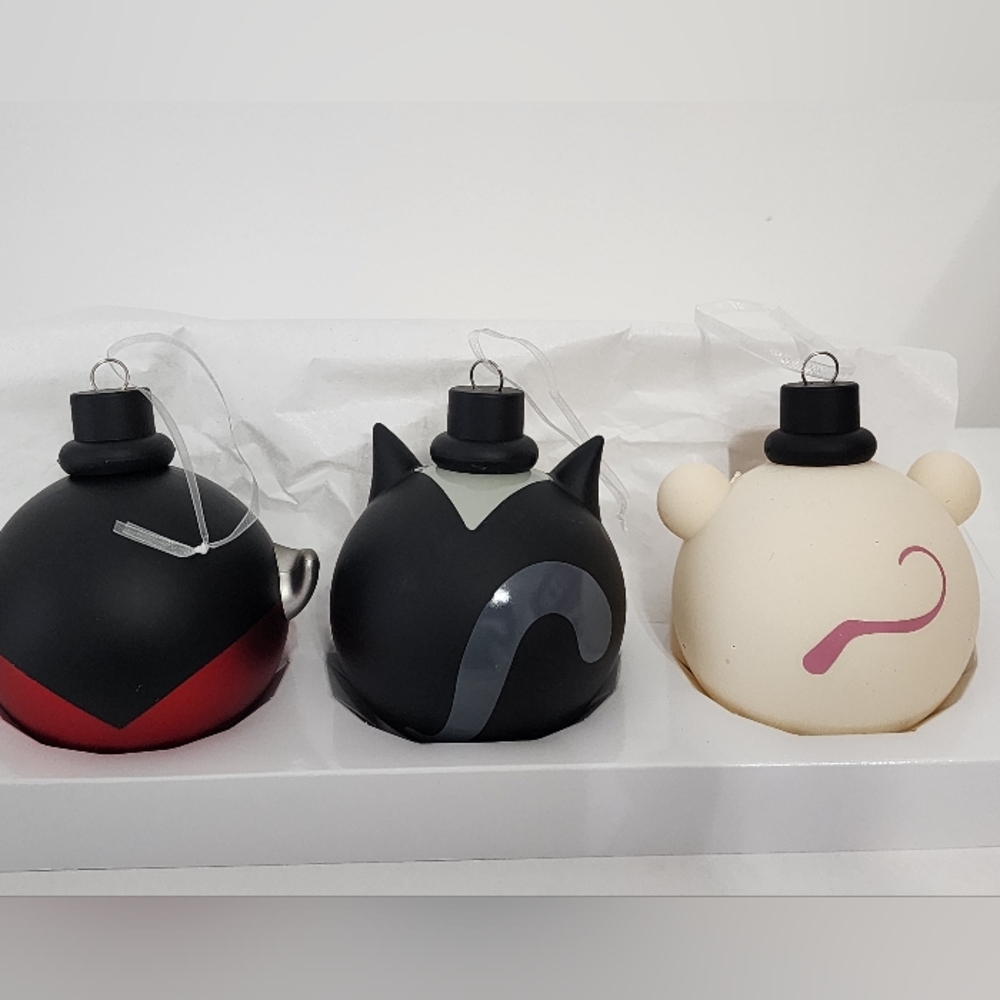 Ikea Vinterfint 3 pack Cat Mouse Bird Christmas Ornaments By Paulin Machado - Picture 3 of 11